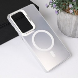 Futrola za Samsung Galaxy S25 Ultra leđa MagSafe clear 2 - srebrna