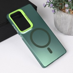 Futrola za Samsung Galaxy S25 Ultra leđa MagSafe clear 2 - zelena