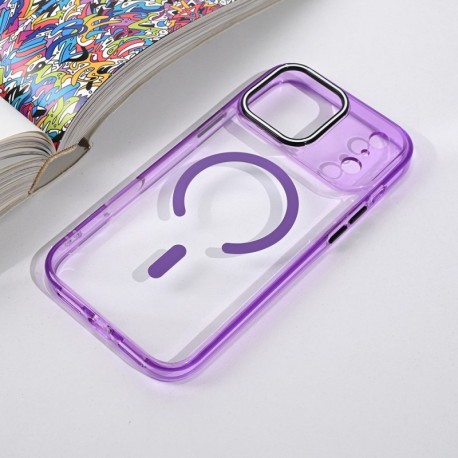 Futrola za iPhone 17 Pro Max leđa MagSafe color pop - ljubičasta