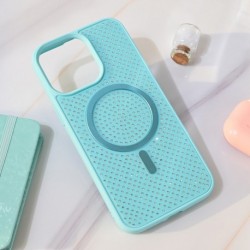 Futrola za iPhone 15 Pro Max leđa MagSafe crystal glow - tirkizna