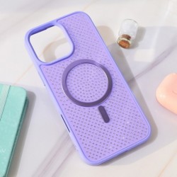 Futrola za iPhone 16 Pro Max leđa MagSafe crystal glow - ljubičasta