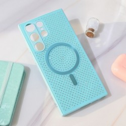 Futrola za Samsung Galaxy S23 Ultra leđa MagSafe crystal glow - tirkizna