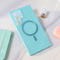 Futrola za Samsung Galaxy S24 Ultra leđa MagSafe crystal glow - tirkizna