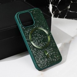 Futrola za iPhone 13 Pro leđa MagSafe glam - zelena