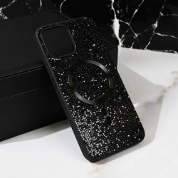 Futrola za iPhone 15 Pro Max leđa MagSafe glam - crna