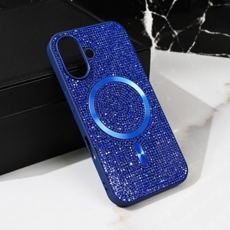 Futrola za iPhone 16 leđa MagSafe glam - plava