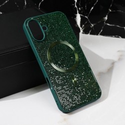 Futrola za iPhone 16 Plus leđa MagSafe glam - zelena