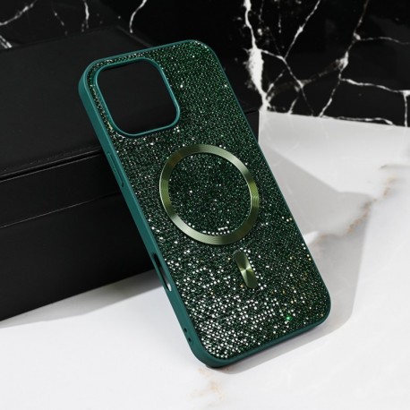 Futrola za iPhone 16 Pro Max leđa MagSafe glam - zelena