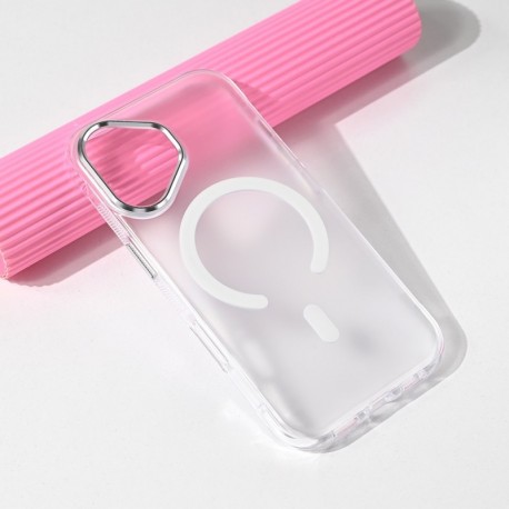 Futrola za iPhone 16 leđa MagSafe glow - bela