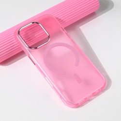 Futrola za iPhone 16 Pro leđa MagSafe glow - roza