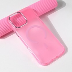 Futrola za iPhone 16 Pro Max leđa MagSafe glow - roza