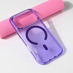 Futrola za iPhone 17 Pro leđa MagSafe glow - ljubičasta