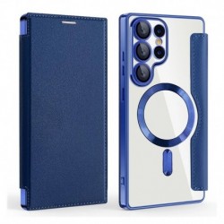 Futrola za Samsung Galaxy S25 Ultra preklop bez magneta bez prozora MagSafe Lux - plava