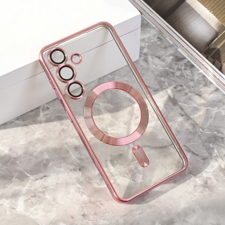 Futrola za Samsung Galaxy S25 leđa Cam protect MagSafe - roza