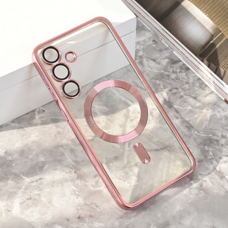 Futrola za Samsung Galaxy S25 Plus leđa Cam protect MagSafe - roza