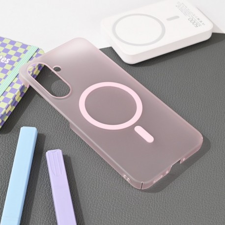 Futrola za Samsung Galaxy A36 leđa MagSafe matte PC - roza