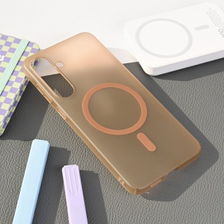 Futrola za Samsung Galaxy S25 Plus leđa MagSafe matte PC - braon