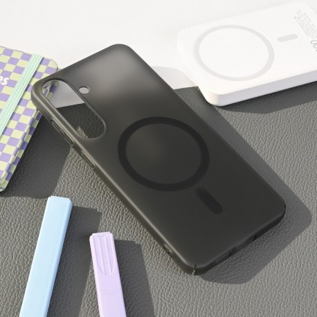 Futrola za Samsung Galaxy S25 Plus leđa MagSafe matte PC - crna