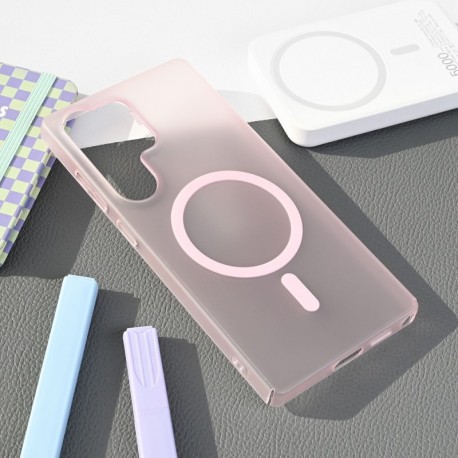 Futrola za Samsung Galaxy S25 Ultra leđa MagSafe matte PC - roza