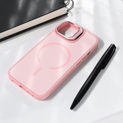 Futrola za iPhone 15 leđa MagSafe matte shield - roza