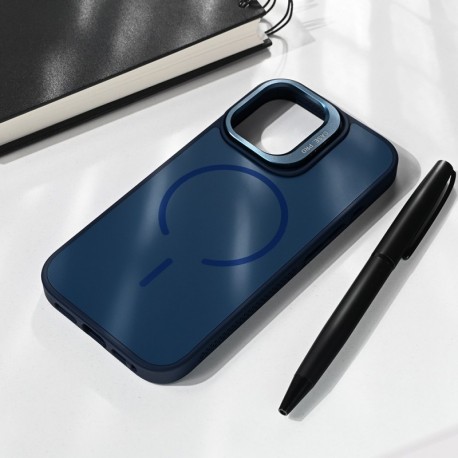 Futrola za iPhone 16 leđa MagSafe matte shield - plava