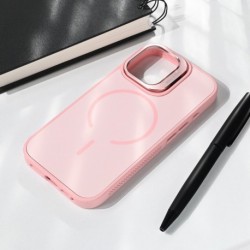 Futrola za iPhone 16 leđa MagSafe matte shield - roza