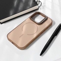 Futrola za iPhone 16 Pro leđa MagSafe matte shield - braon