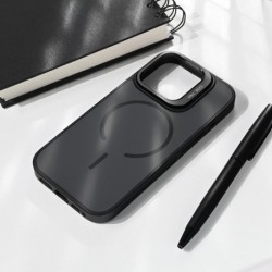 Futrola za iPhone 16 Pro leđa MagSafe matte shield - crna