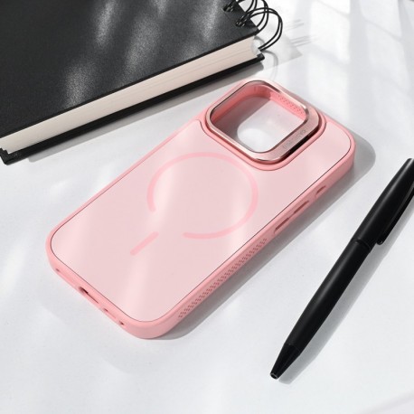 Futrola za iPhone 16 Pro leđa MagSafe matte shield - roza