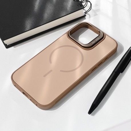 Futrola za iPhone 16 Pro Max leđa MagSafe matte shield - braon