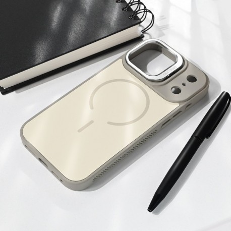 Futrola za iPhone 17 Pro Max leđa MagSafe matte shield - siva