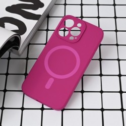 Futrola za iPhone 14 Pro leđa MagSafe Pure color - tamno pink
