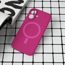 Futrola za iPhone 16 leđa MagSafe Pure color - tamno pink