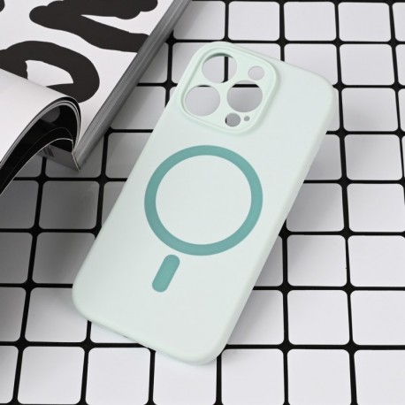 Futrola za iPhone 16 Pro leđa MagSafe Pure color - tirkizna