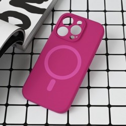 Futrola za iPhone 16 Pro leđa MagSafe Pure color - tamno pink