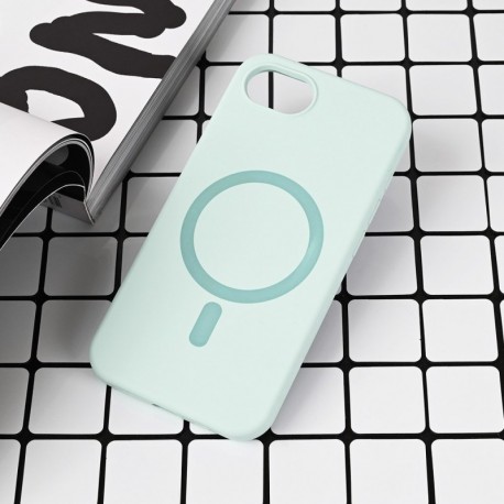 Futrola za iPhone 16e leđa MagSafe Pure color - tirkizna