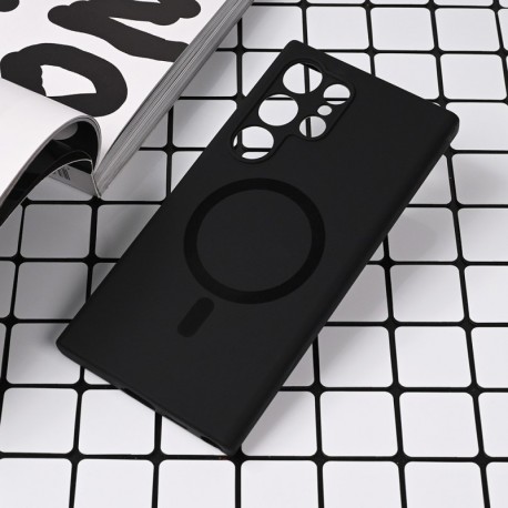 Futrola za Samsung Galaxy S24 Ultra leđa MagSafe Pure color - crna