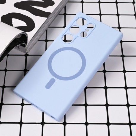 Futrola za Samsung Galaxy S24 Ultra leđa MagSafe Pure color - svetlo plava