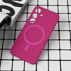 Futrola za Samsung Galaxy S25 leđa MagSafe Pure color - tamno pink