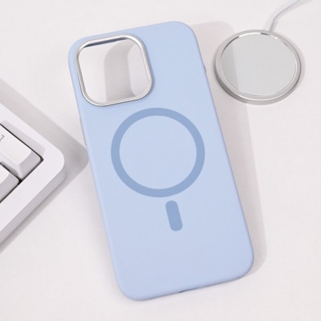 Futrola za iPhone 13 Pro Max leđa MagSafe pure+ - svetlo plava