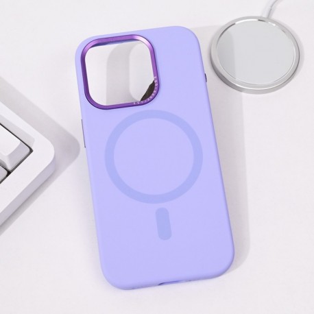 Futrola za iPhone 15 Pro leđa MagSafe pure+ - ljubičasta