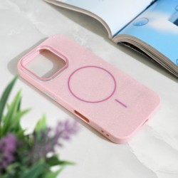 Futrola za iPhone 16 Pro leđa MagSafe sparkle dust - roza