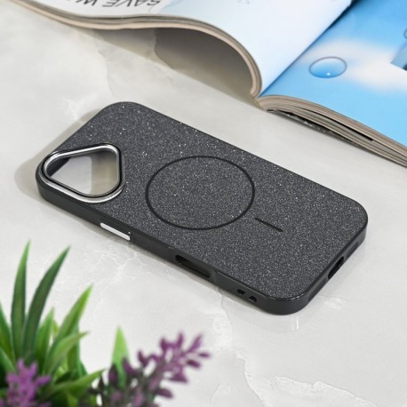 Futrola za iPhone 17 leđa MagSafe sparkle dust - crna
