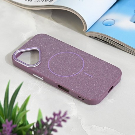 Futrola za iPhone 17 leđa MagSafe sparkle dust - ljubičasta