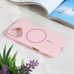 Futrola za iPhone 17 leđa MagSafe sparkle dust - roza