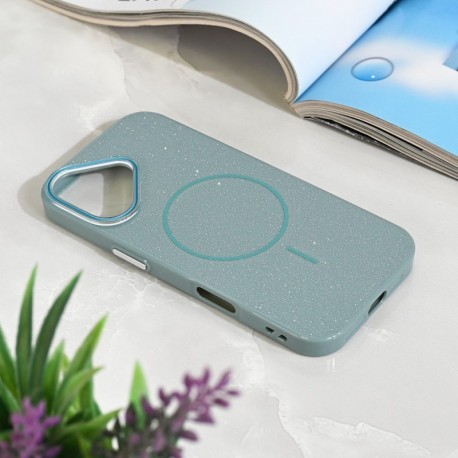 Futrola za iPhone 17 leđa MagSafe sparkle dust - zelena