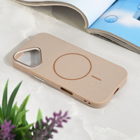 Futrola za iPhone 17 leđa MagSafe sparkle dust - zlatna