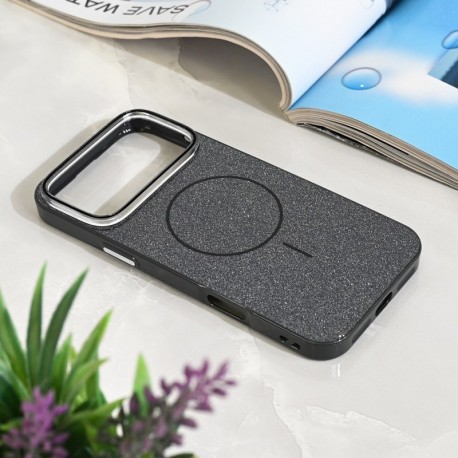Futrola za iPhone 17 Pro Max leđa MagSafe sparkle dust - crna