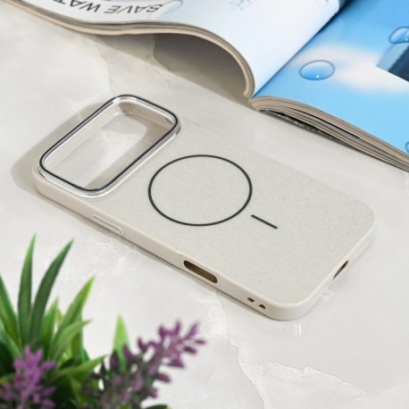 Futrola za iPhone 17 Pro Max leđa MagSafe sparkle dust - srebrna