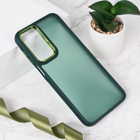 Futrola za Samsung Galaxy A17/5G leđa Shining camera - tamno zelena